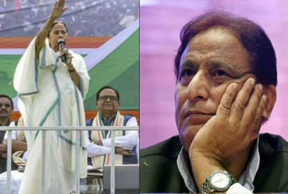 ममता बनर्जी और आजम खां (फाइल)