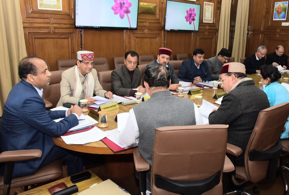 himachal cabinet meeting will held today in shimla