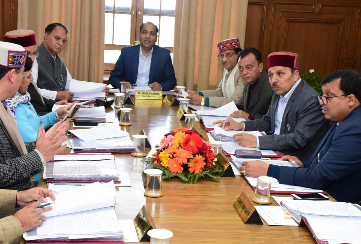 himachal cabinet meeting today Twenty Big decisions