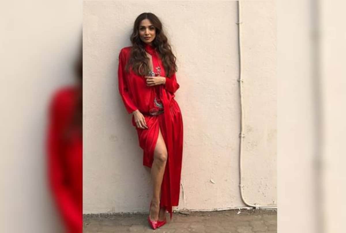 malaika arora gets trolled for her red Alena Akhmadullina dress