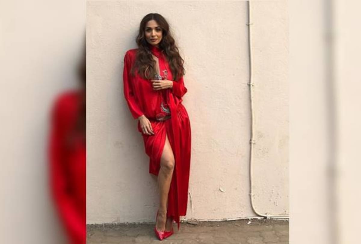 malaika arora gets trolled for her red Alena Akhmadullina dress