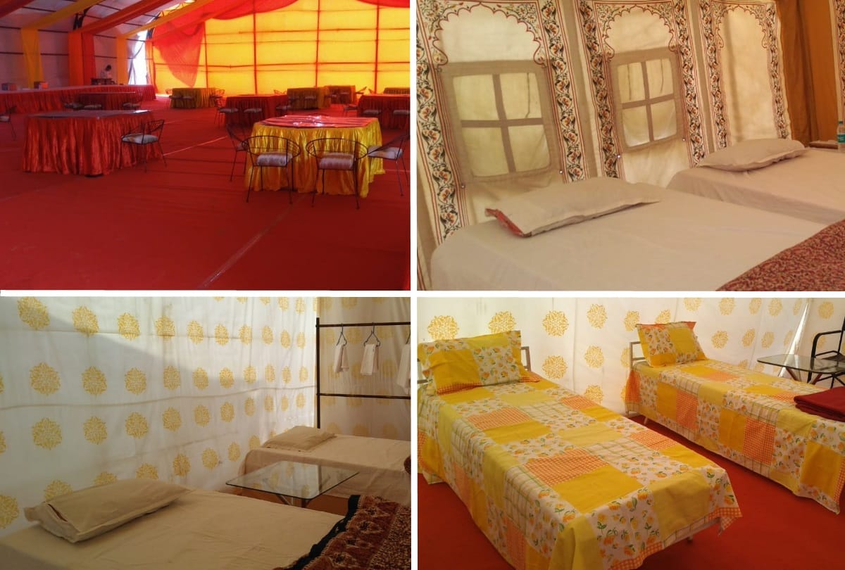BJP minister swati singh visit kumbh for tent city