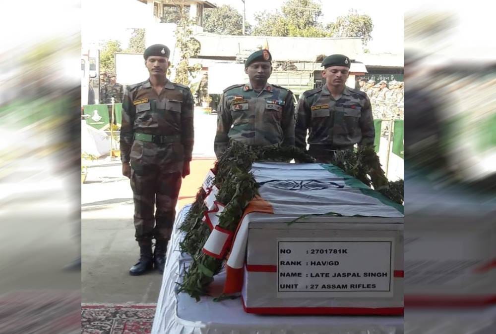 Minor Boy done martyr father Jaspal Singh funeral emotional photos