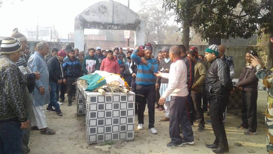 Minor Boy done martyr father Jaspal Singh funeral emotional photos