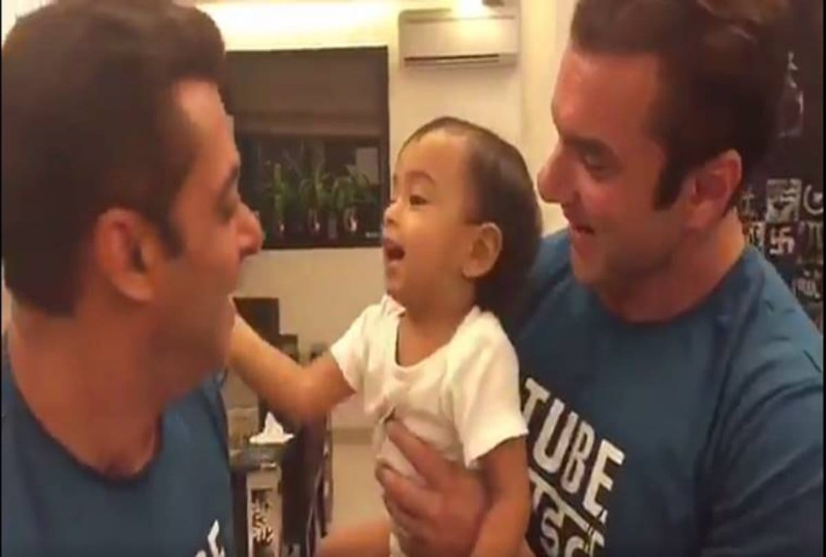 salman khan father salim khan become horse at the age of 83 for arpita son