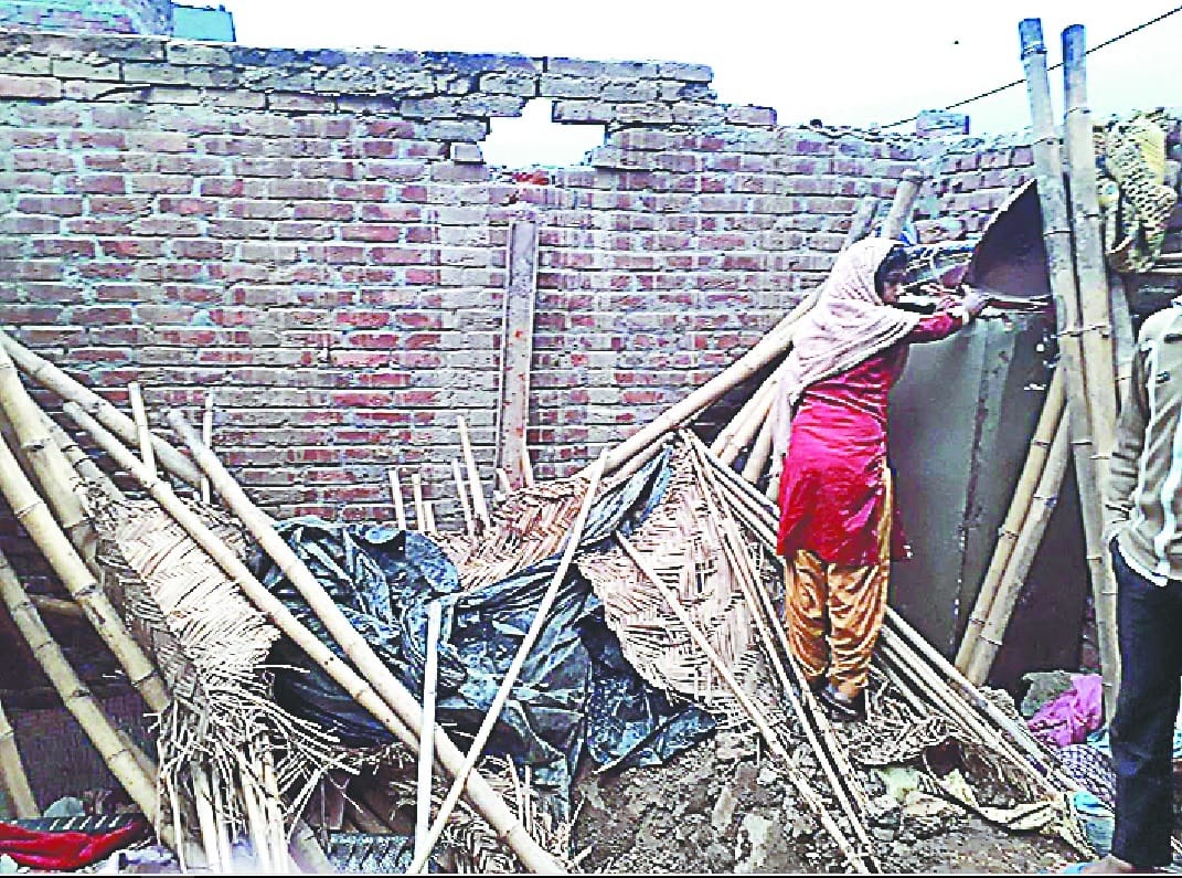 Woman's death by drowning in the rubble of rainy season