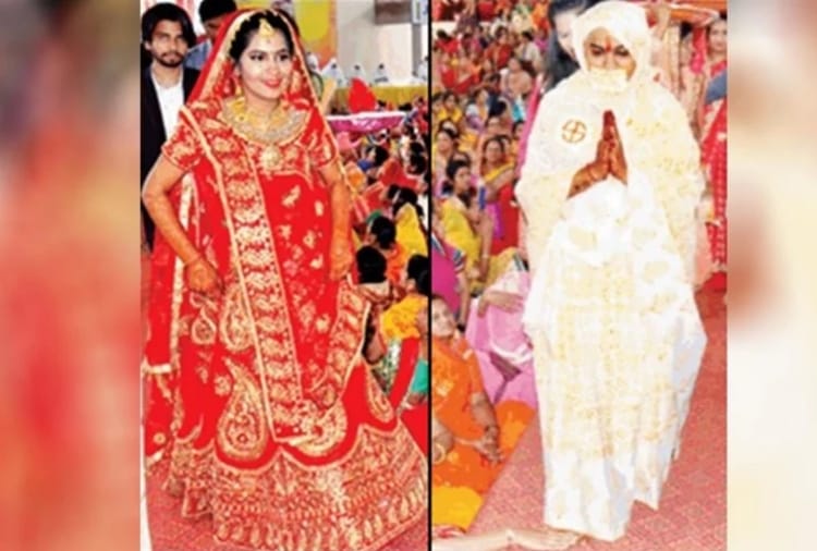jain diksha mahotsav in indore simran becomes sadhvi gautami