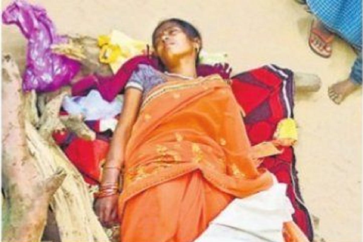 husband and his family burning a woman alive for not having any children in Bihar