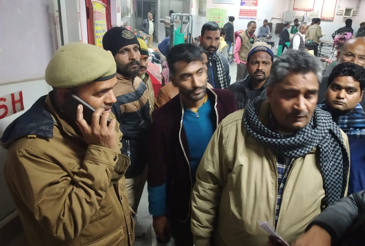 criminals attacked on railway contractor in lucknow