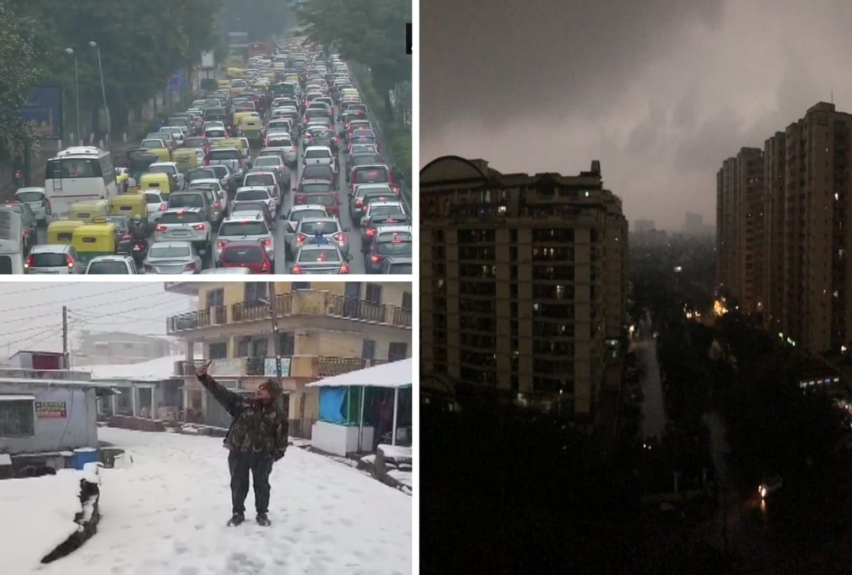 rain increased cold in Delhi-NCR