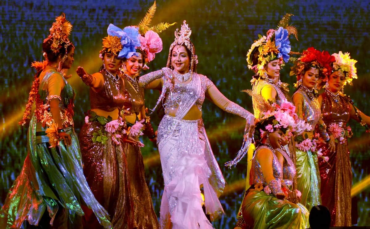 External Affairs Minister Sushma Swaraj impressed by Hema Malini  Classical Dance performance