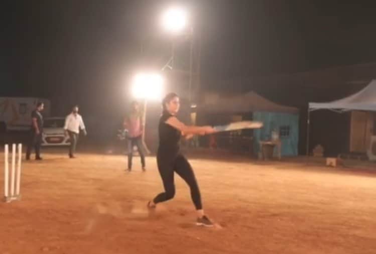 katrina kaif played cricket at film bharat set like salman khan