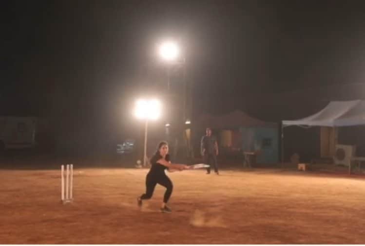 katrina kaif played cricket at film bharat set like salman khan