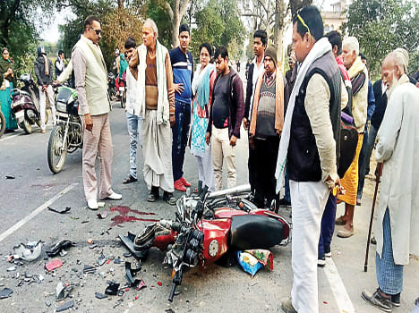 Bikes hit on highways, one dead, two injured