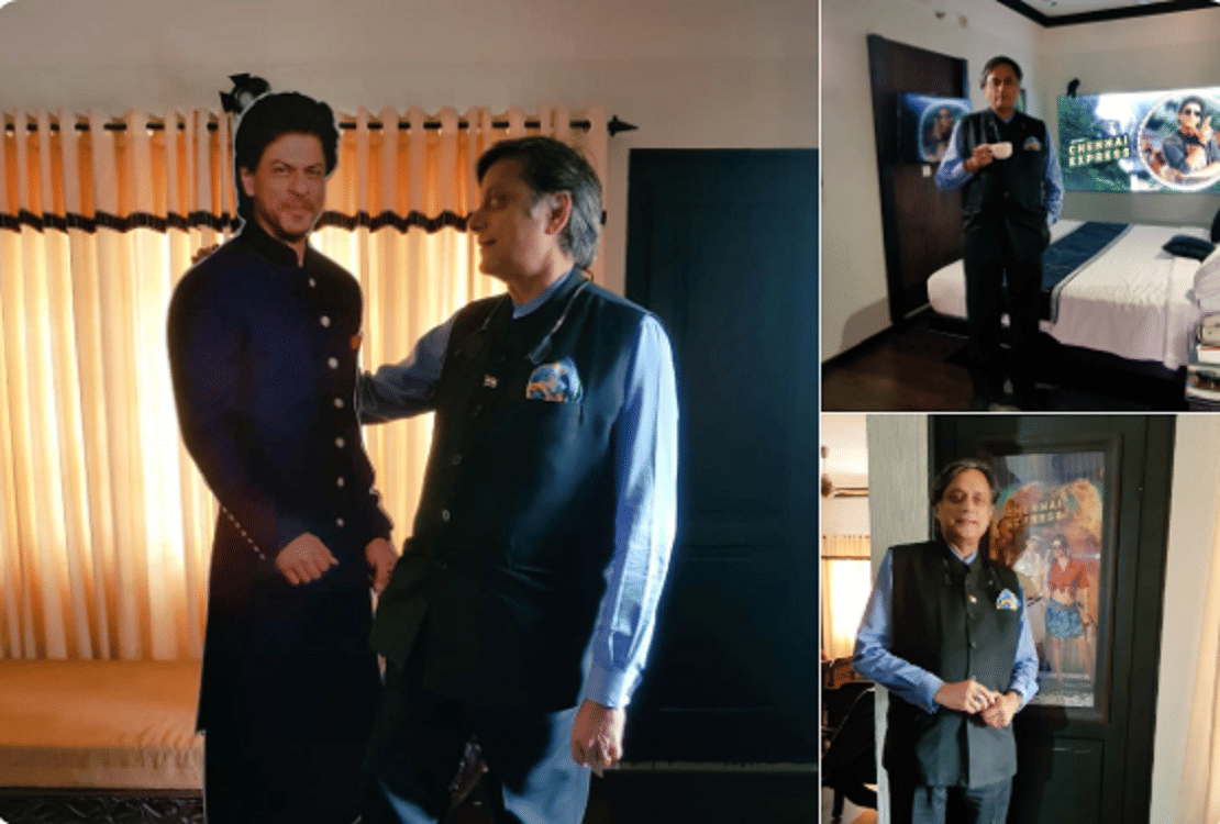 Stunned By Hotel's SRK "Shrine", Shashi Tharoor Posts "No Place For Rest"