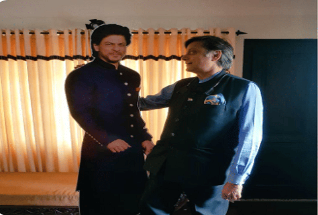 Stunned By Hotel's SRK "Shrine", Shashi Tharoor Posts "No Place For Rest"