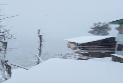 heavy snowfall recorded in many places of himachal pradesh