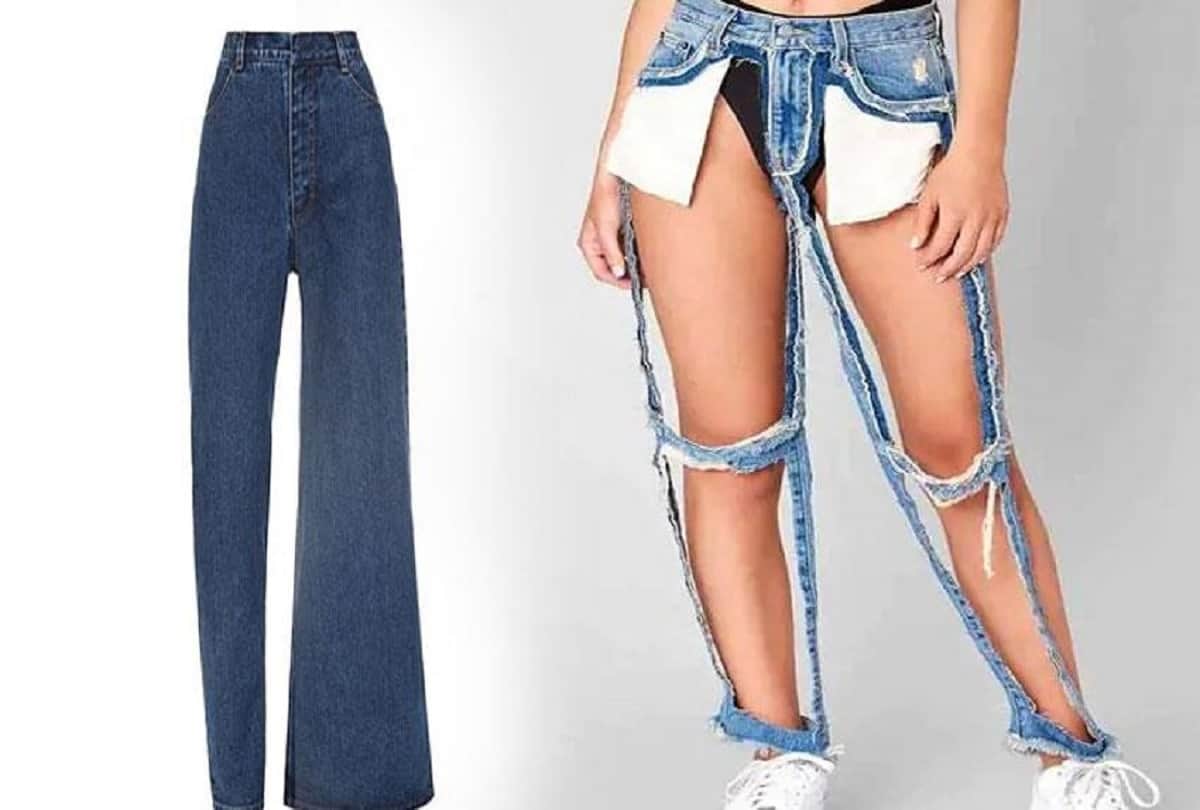 jeans trend 2019 bizarre jeans weird jeans latest jeans fashion