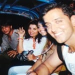 Farah Khan, Shah rukh Khan, Gauri Khan, Hrithik Roshan
