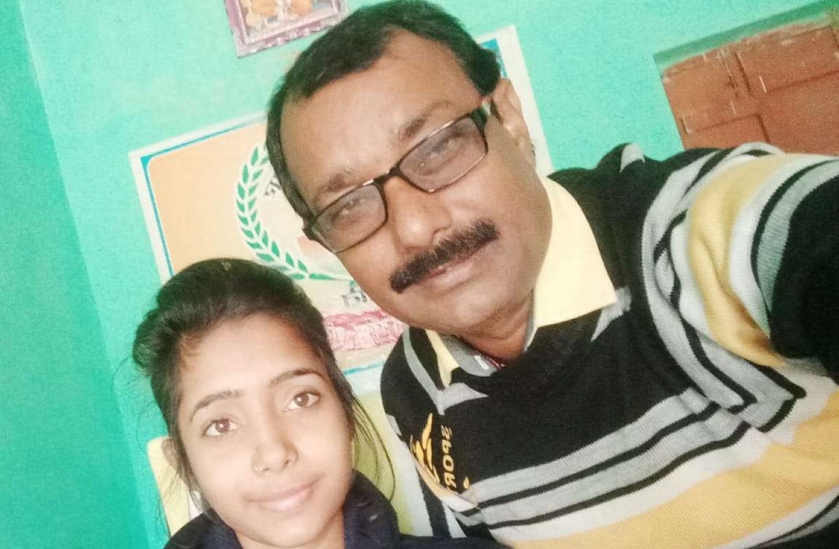 National girls day share selfie with daughter at workplace in purvanchal districts