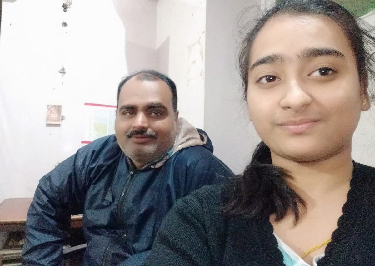 National girls day share selfie with daughter at workplace in purvanchal districts
