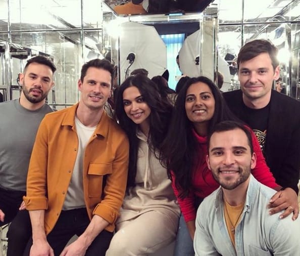 Deepika returns to work after marriage seen in Paris