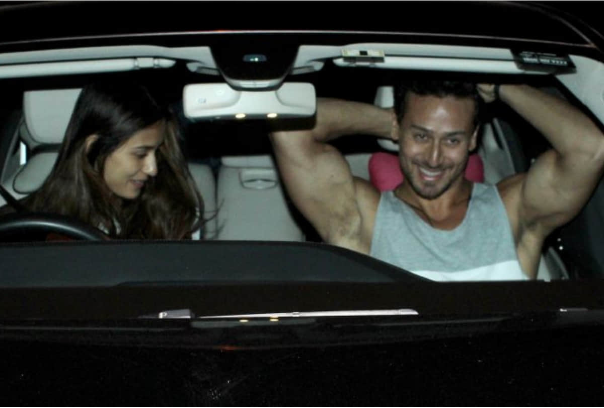 actress disha patani went to long drive along with her boyfriend tiger shroff