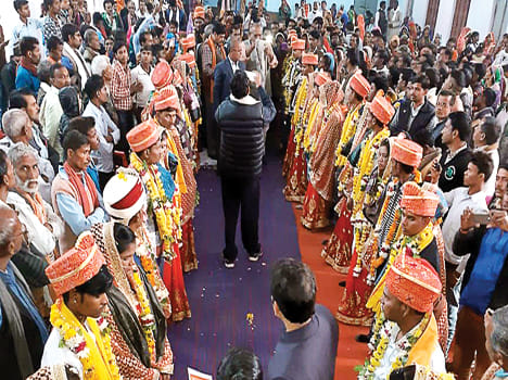 19 couples tied in marriage bond