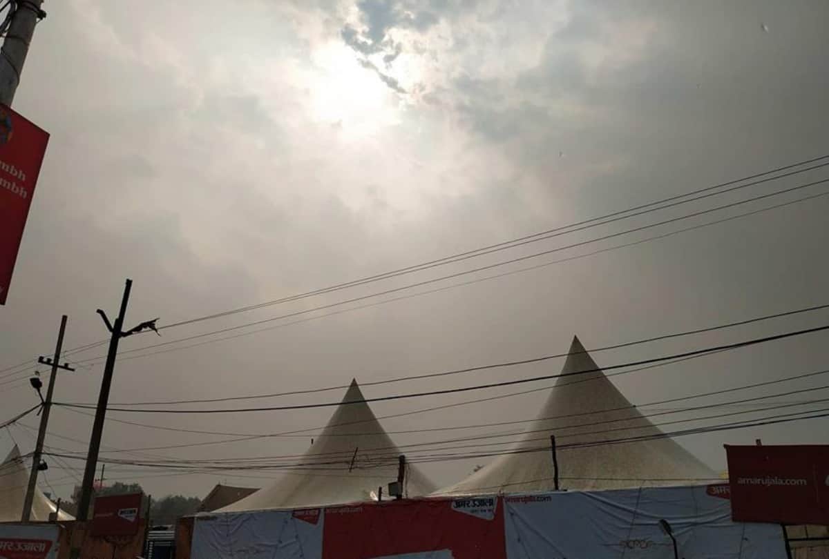 Kumbh 2019 light rain in prayagraj kumbh mela