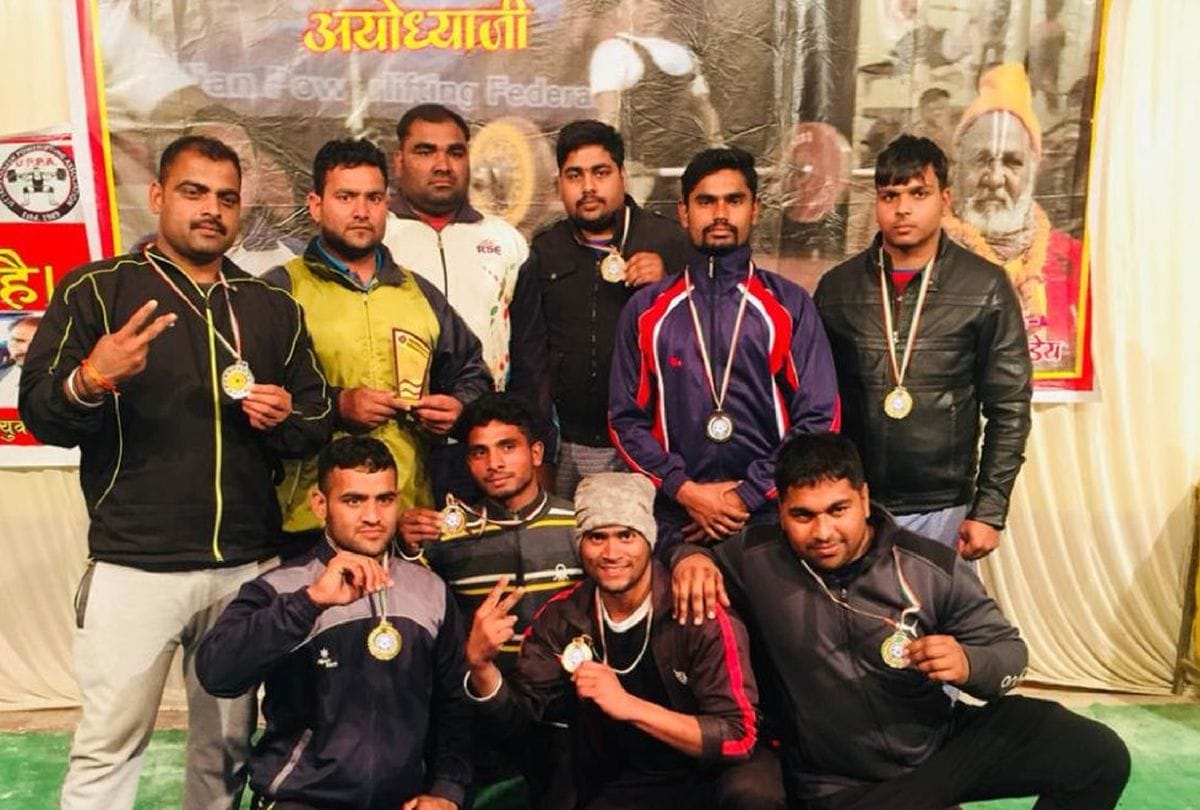 agra zone's two athletes won the gold medal in Power Lifting Championship