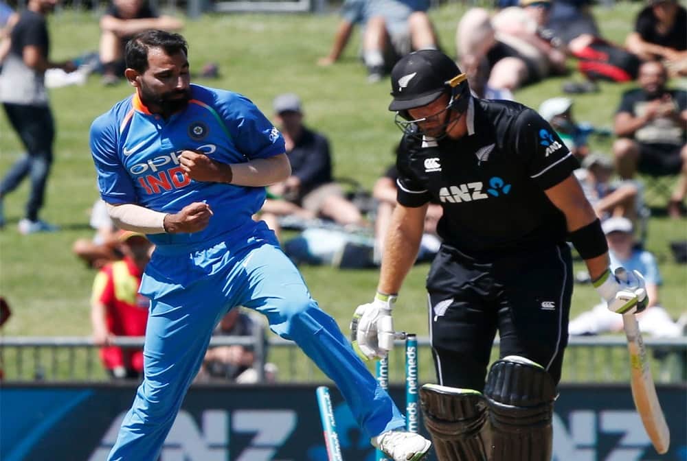 india vs new zealand: Mohammed Shami tremendous performance at napier  