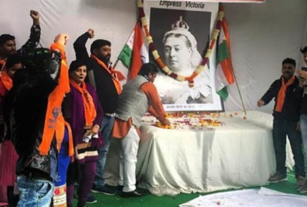 hindu sena celebrates 118 death anniversary of queen victoria she gave india freedom from mughals