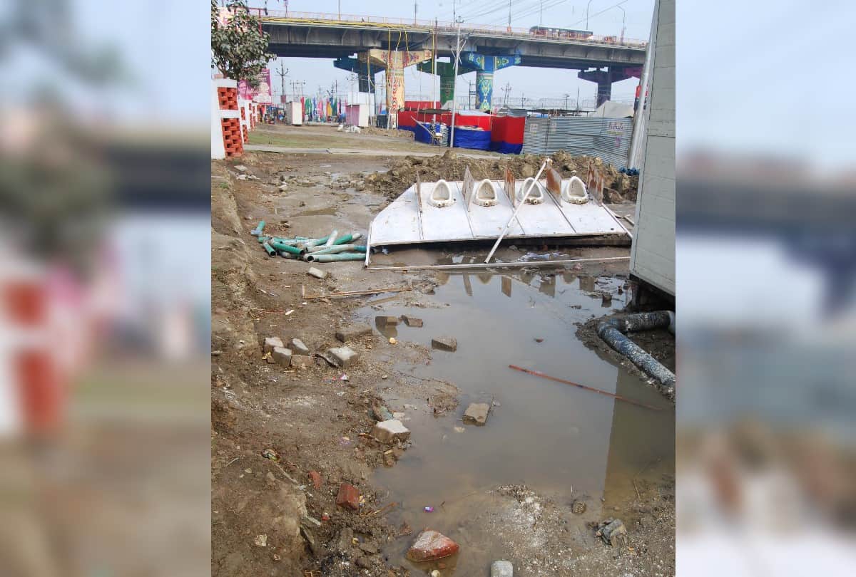 kumbh 2019: Unseasonable raining create problems for devotees in kumbh prayagraj