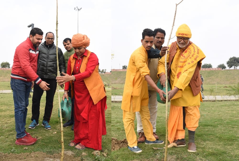 tree plantation on rashtriya balika diwas by amar ujala.