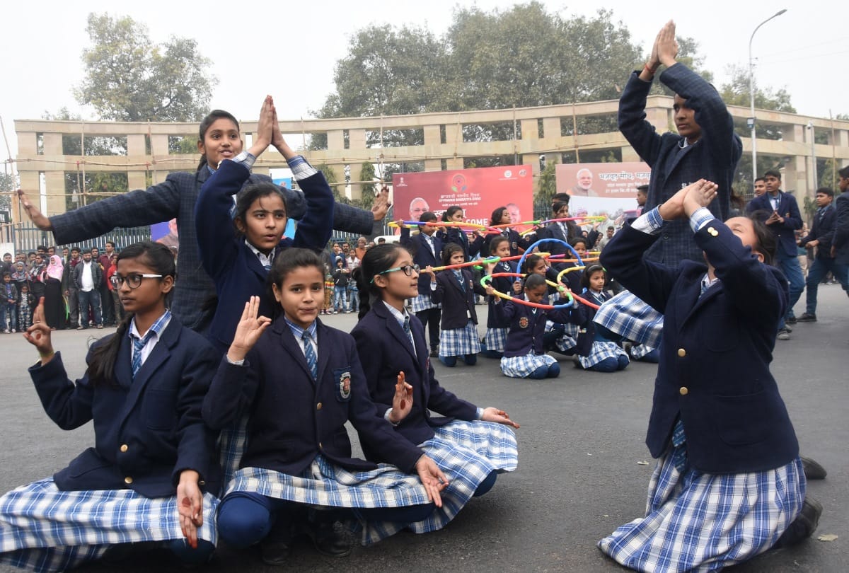 rehearsal of republic day parade in lucknow