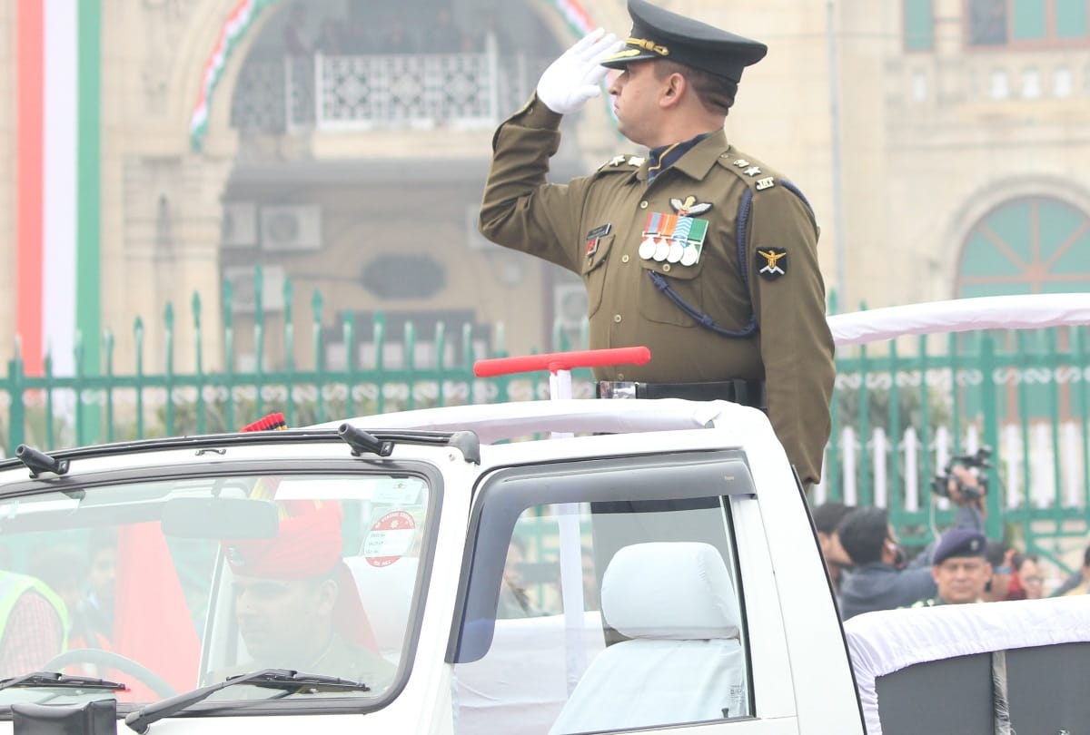 rehearsal of republic day parade in lucknow