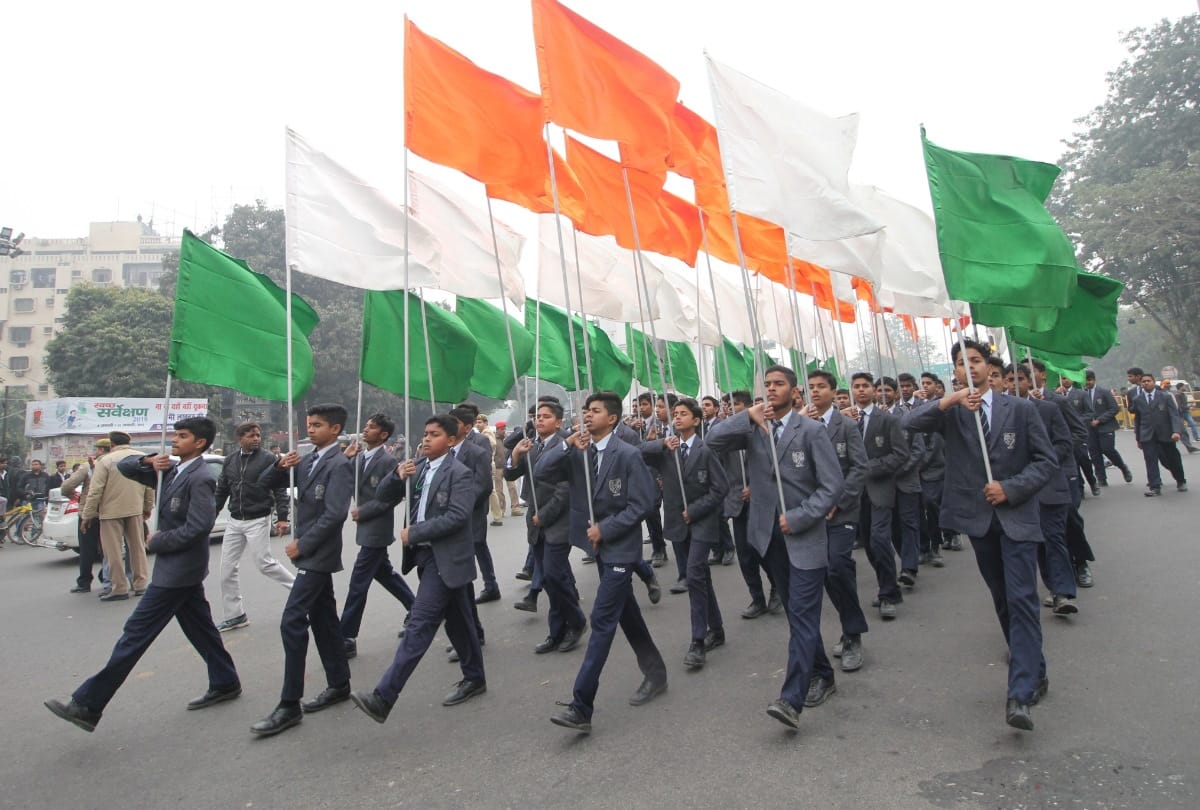 rehearsal of republic day parade in lucknow