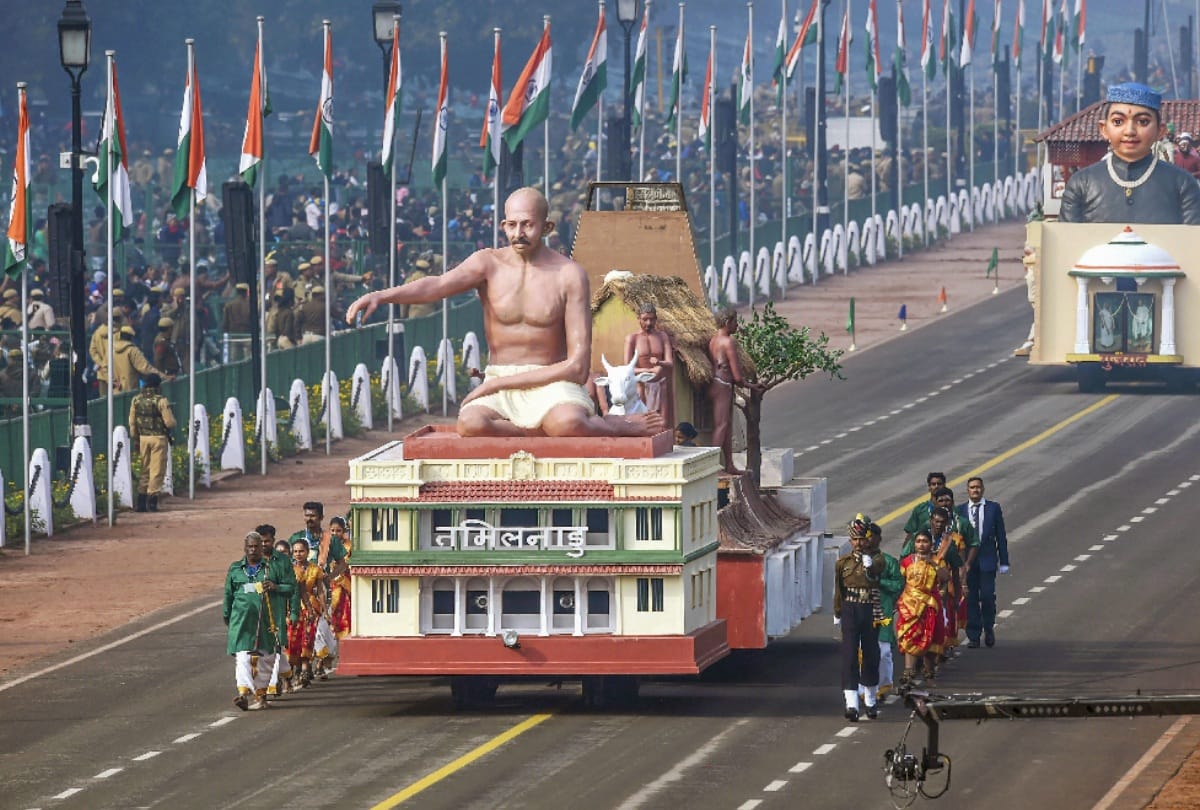 republic day full dress rehearsal mahatma Gandhi will be main theme, see all states tableau