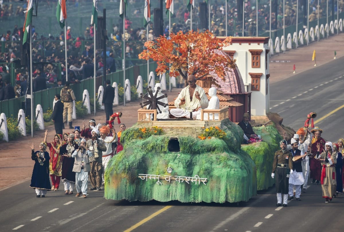 republic day full dress rehearsal mahatma Gandhi will be main theme, see all states tableau
