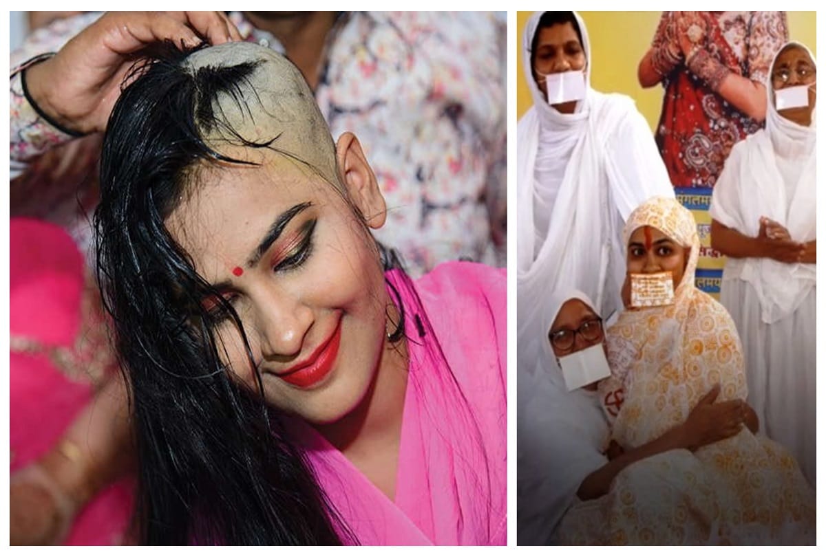 22 year old young girl simran jain becomes jain sadhvi gautami in search of peace