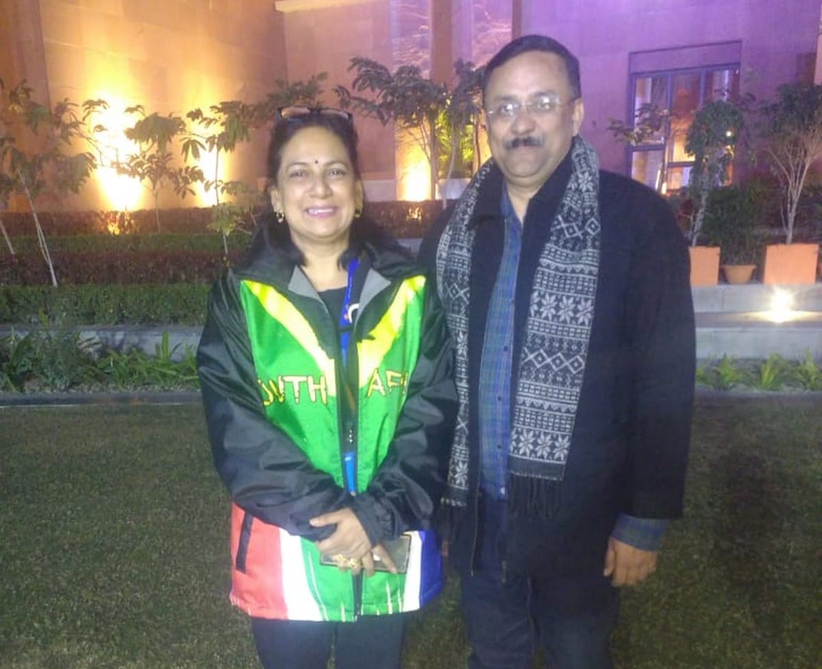 NRI women teaches hindi language in foreign countries