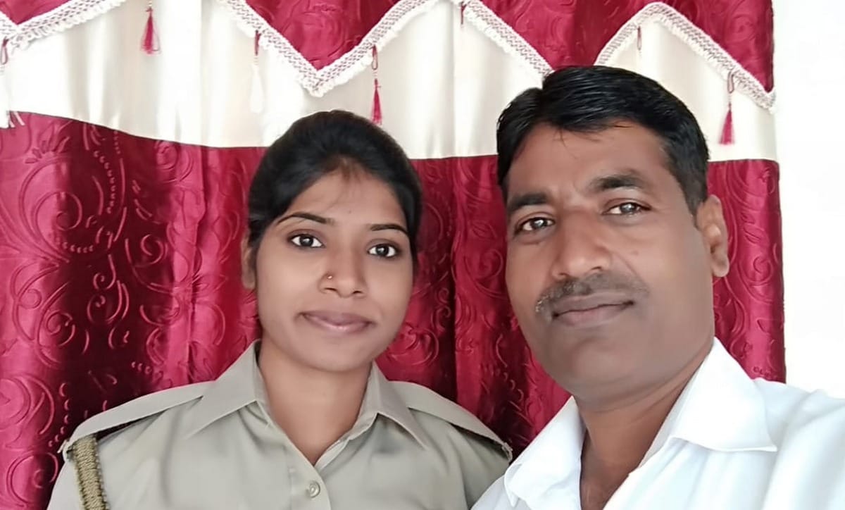 National girls day selfie with daughter at workplace in districts of purvanchal