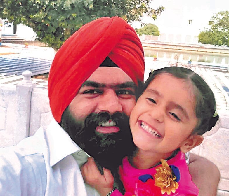 share a selfie with daughter at workplace on National girls child day in moradabad