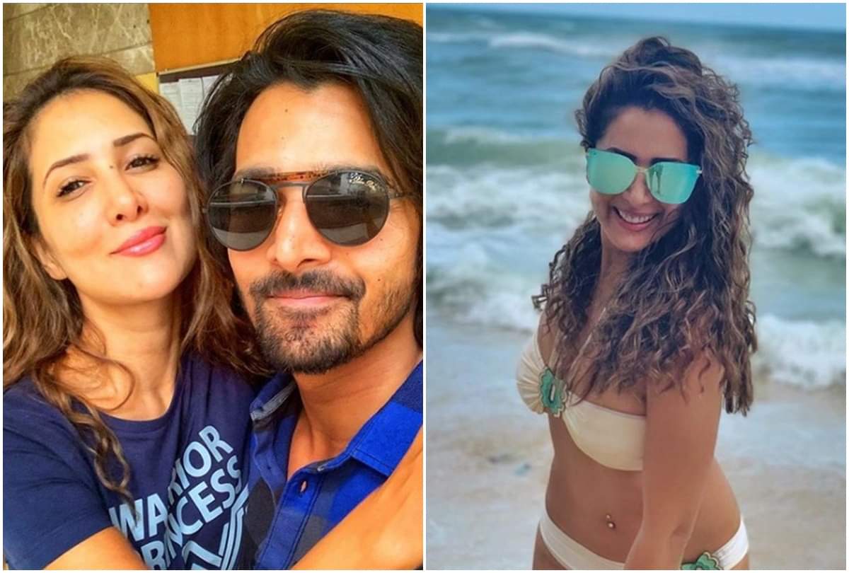 Kim Sharma Kisses Harshvardhan Rane See romantic pic of lovely couple