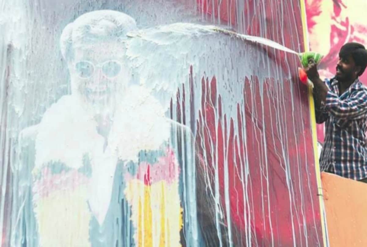 Tamil Nadu Milk Dealers complaining police to seek ban Paal Abhishekam on actors cutouts and banners