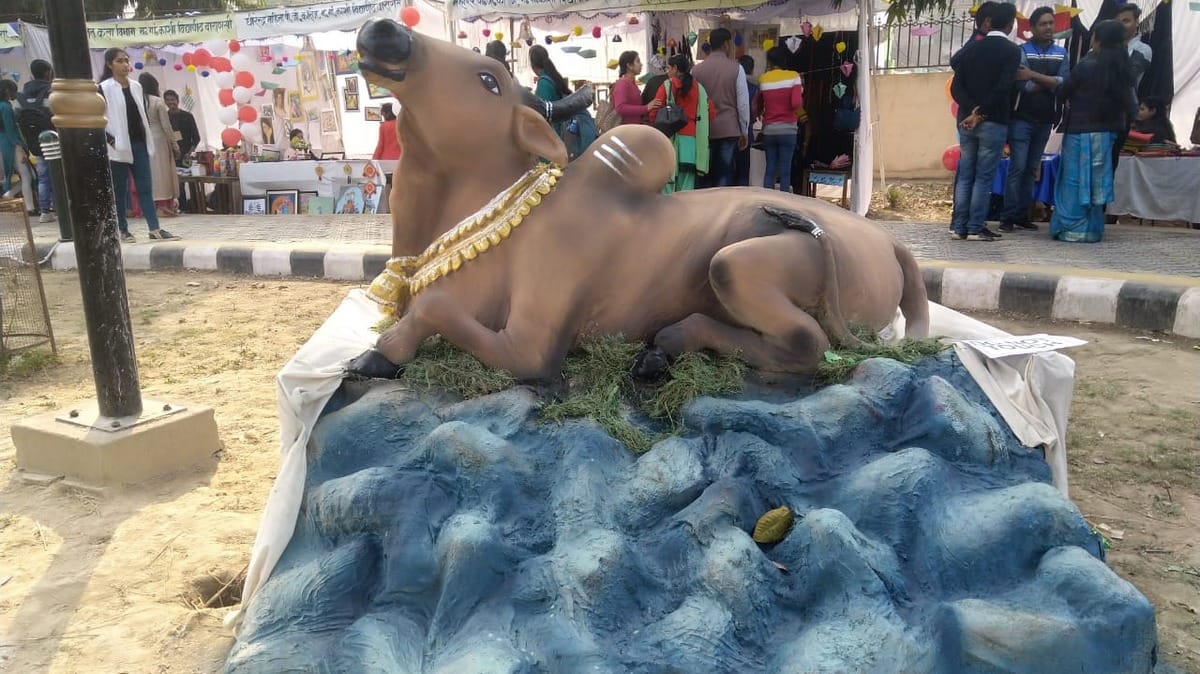 Art fair organised in mahatma gandhi kashi vidyapith