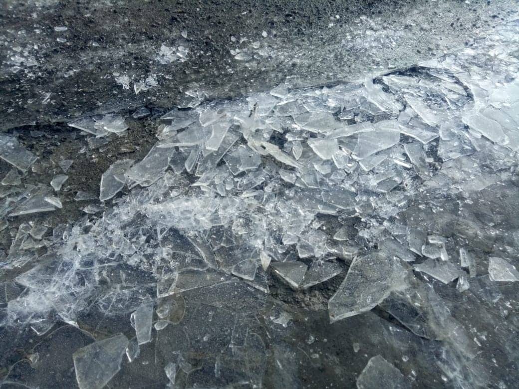 road of snow in uttarakhand