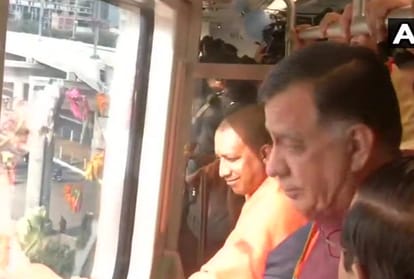 cm yogi adityanath inaugurates aqua line metro noida greater noida metro all update