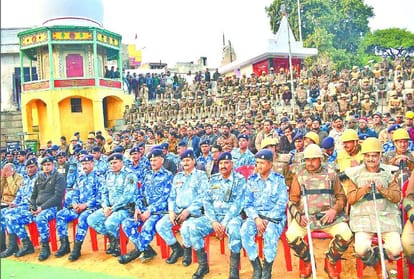 tight security in kasganj on republic day 2019