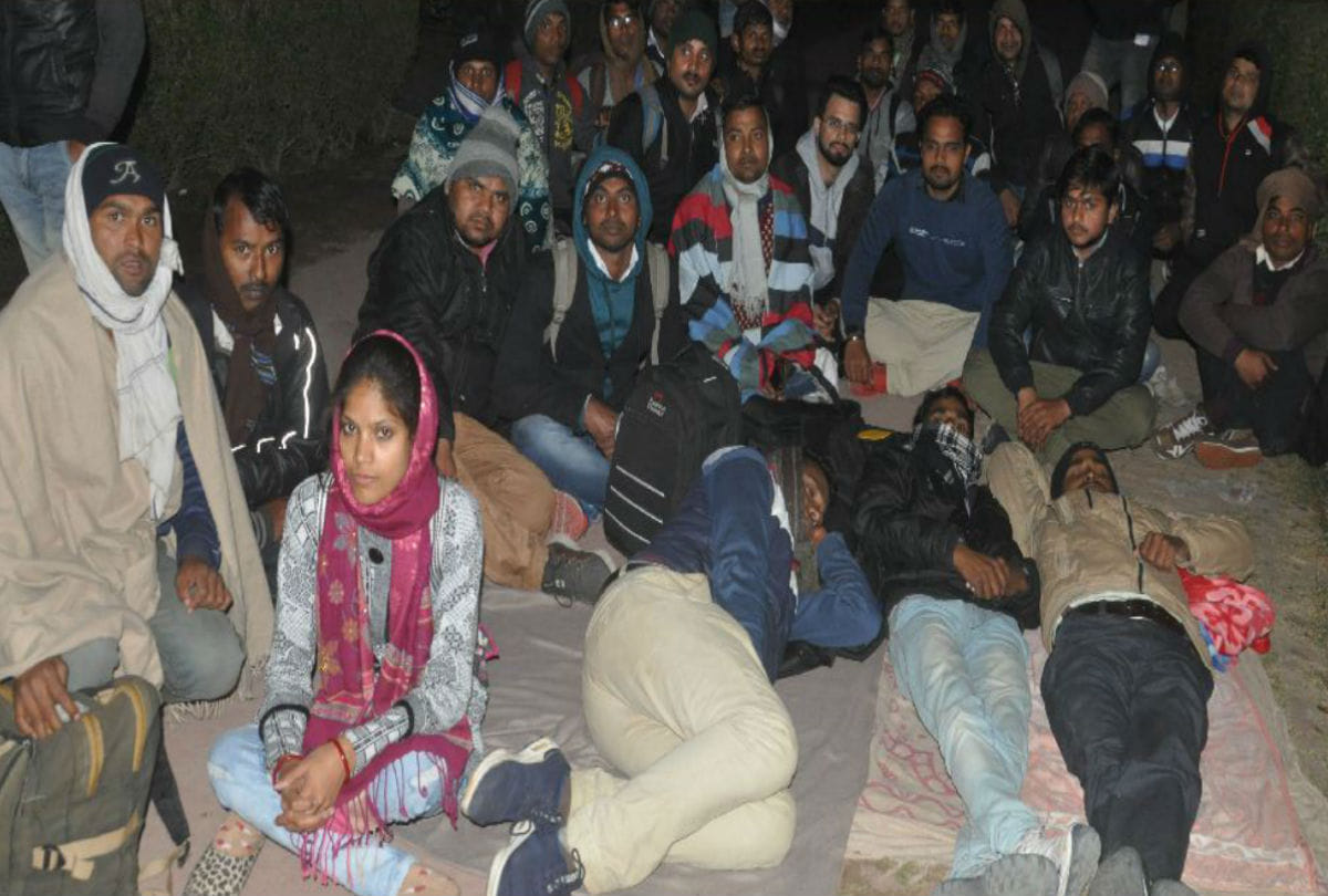 bed students protest against dr bhim rao ambedkar university agra